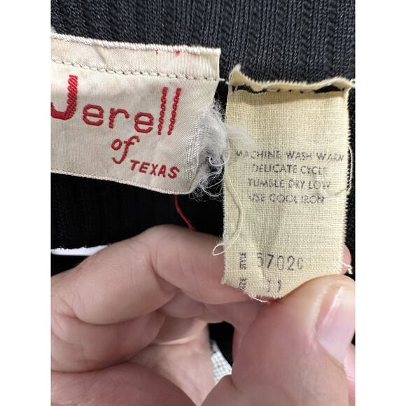 Vintage Jerell of Texas Pantsuit Sz Small Wide Leg Sleek Mod Boho Chic 70’s - Picture 3 of 12